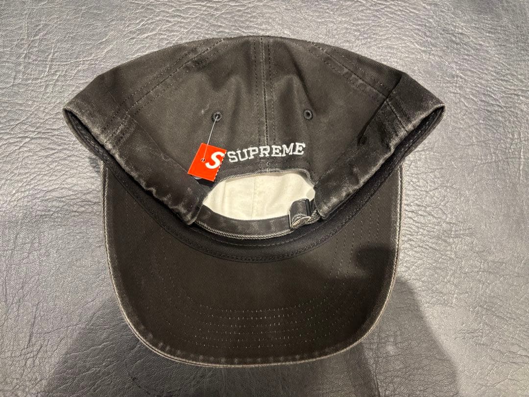 Pigment Coated 2-Tone S Logo 6-Panel 黒