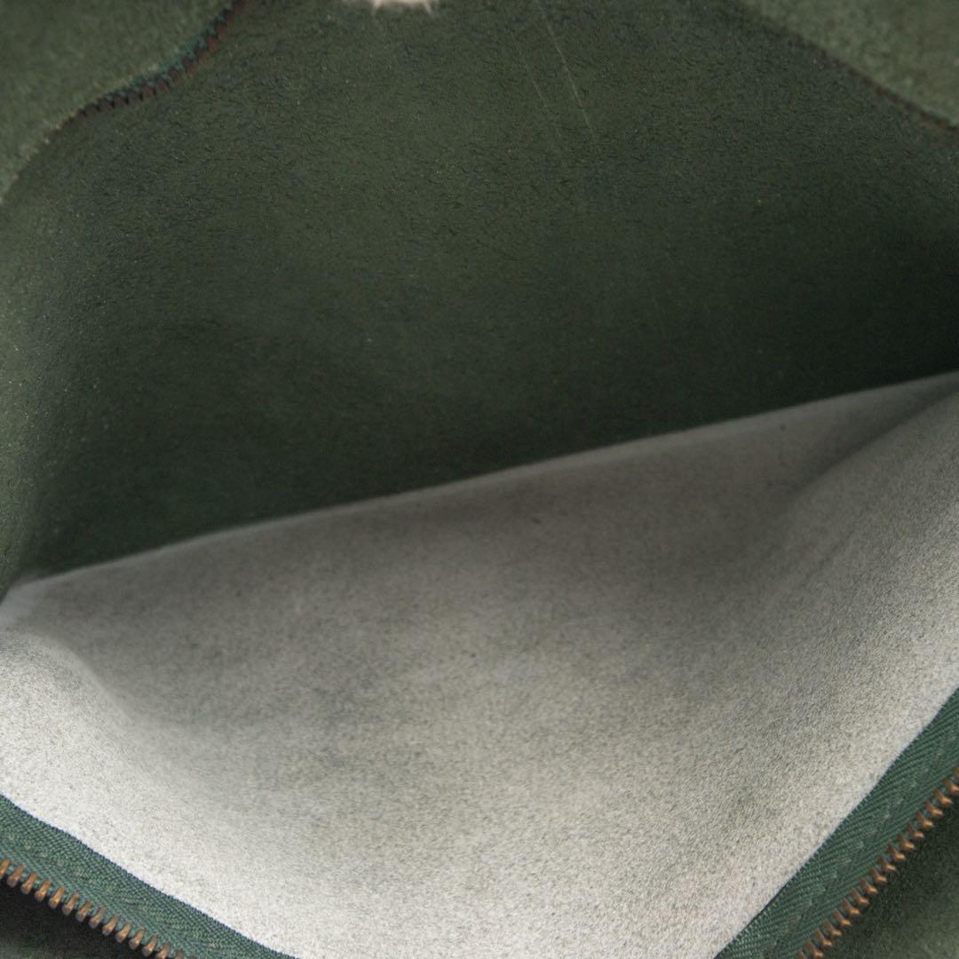 Z987【美品】オールドコーチ　ビジネスバッグ　ショルダー　ターンロック　緑