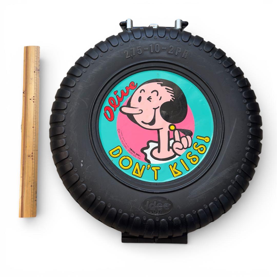 【希少品】ポパイ オリーブ タイヤ型 キャリングケース Idee Sport