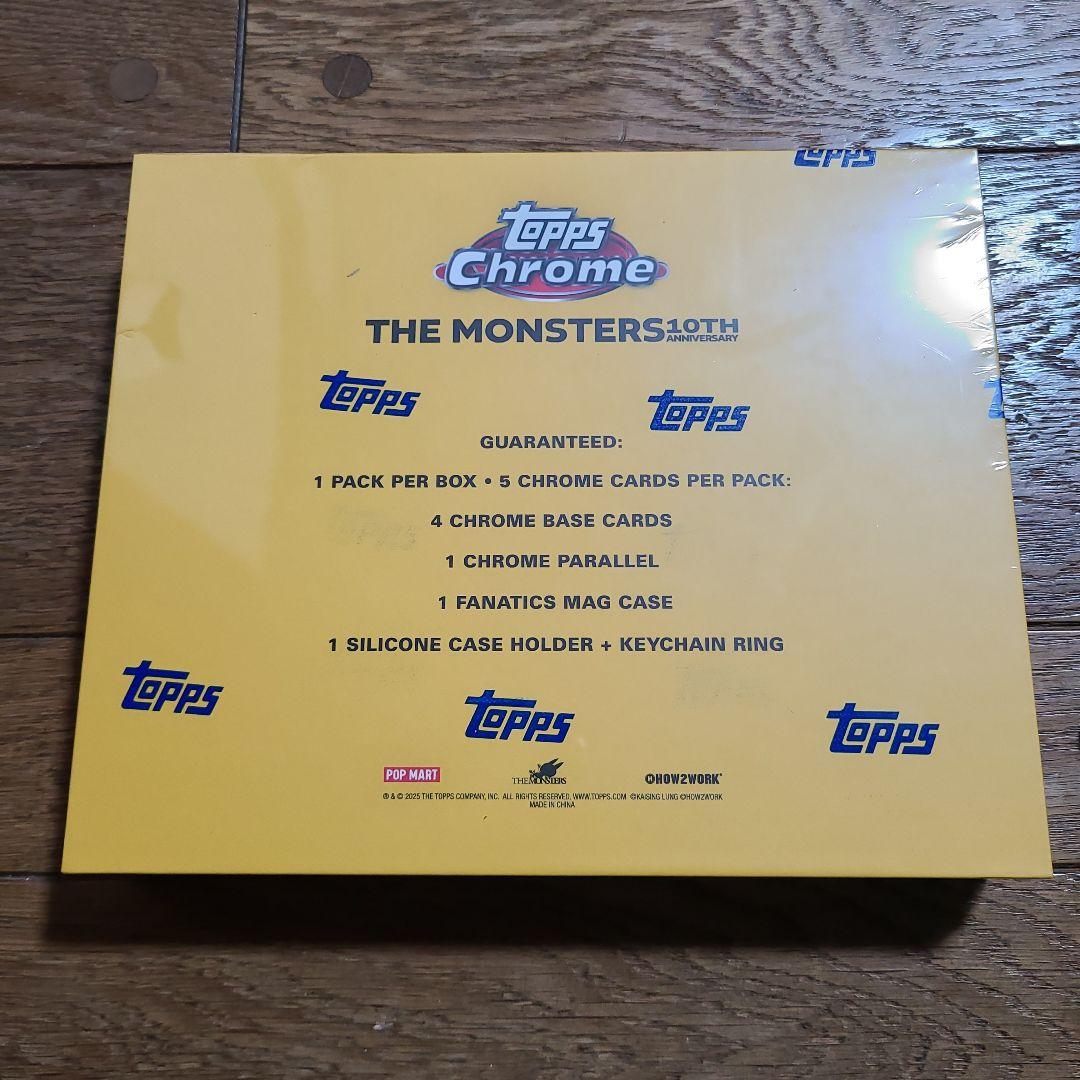 Topps Chrome 10周年記念ボックス ラブブ カード