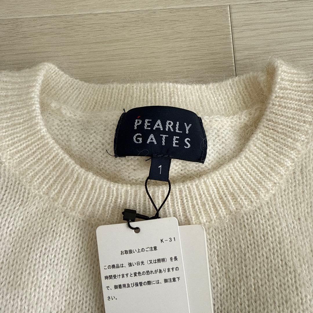 【新品未使用】PEARLY GATES ポンポン付きセーター サイズ1