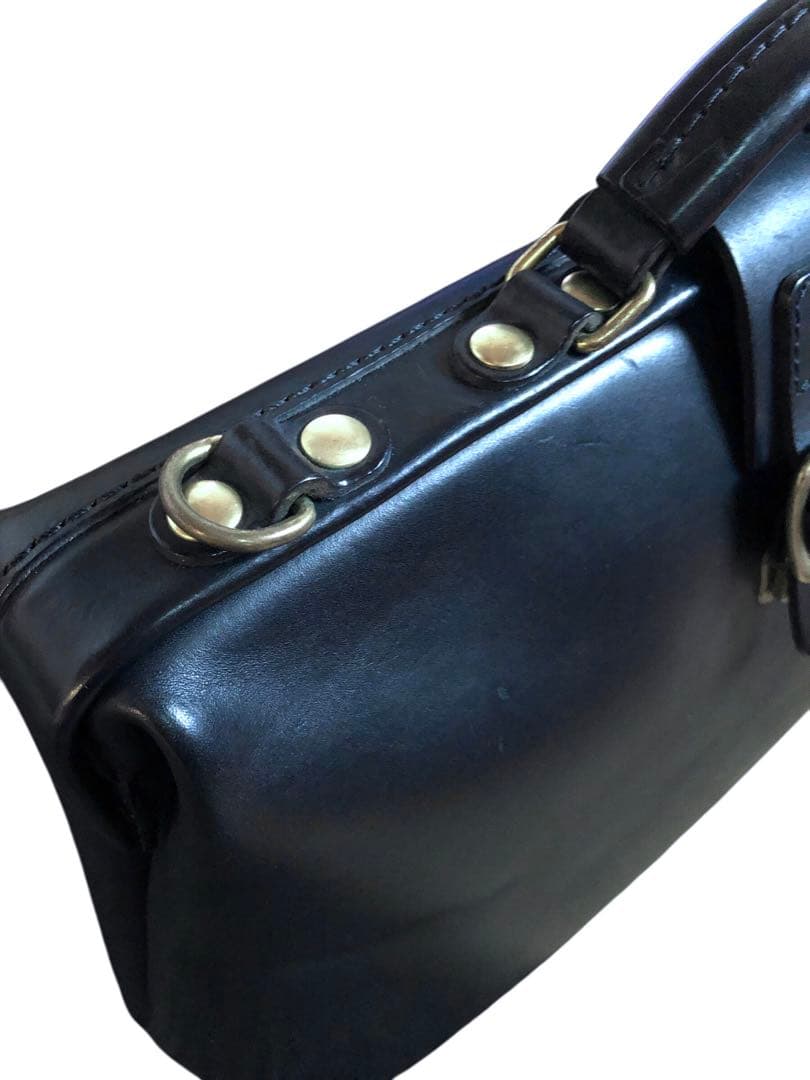 【カスタム多数】HERZ ソフトダレスバッグ 2way ショルダーバッグ 黒　鞄