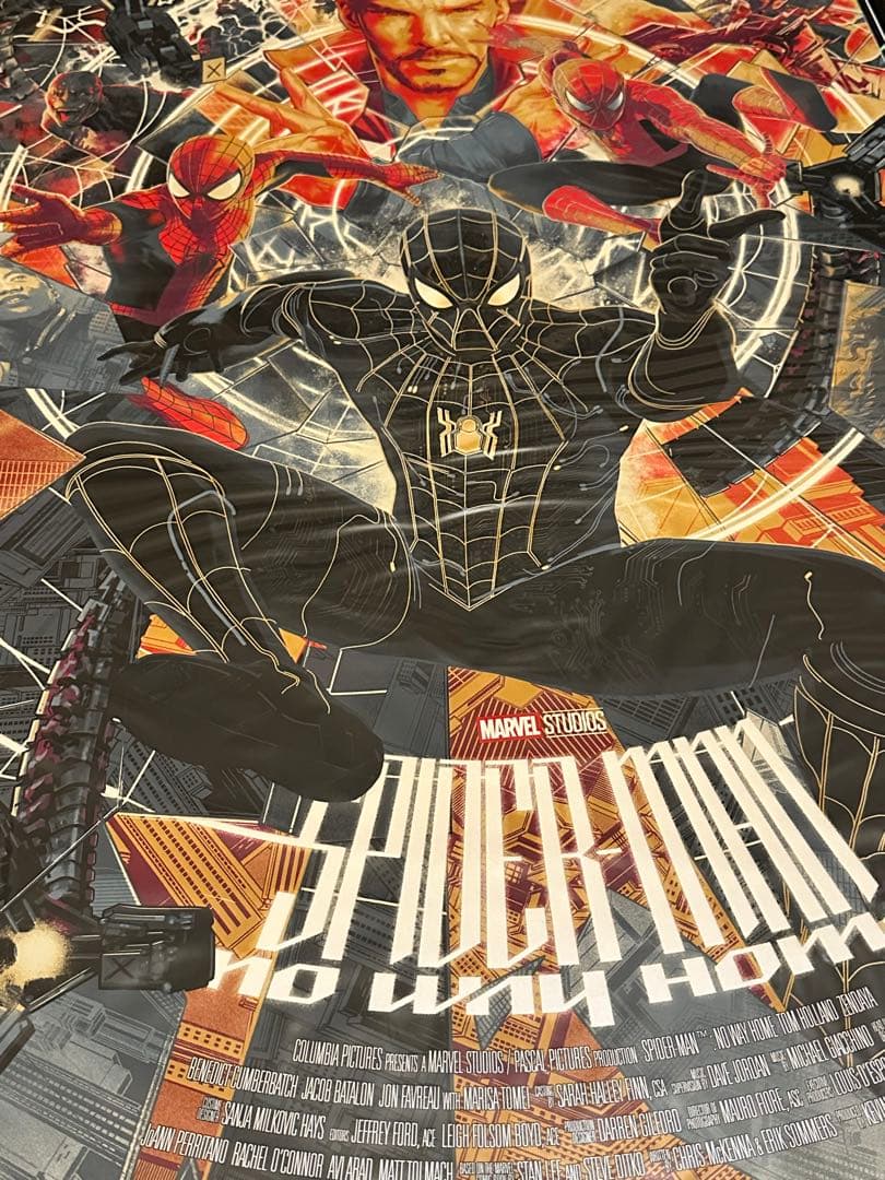 Mondo スパイダーマン　ノー・ウェイ・ホーム　ポスター　バリアント