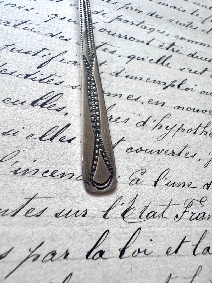 銀製装飾スプーン 約13cm ナバホ　シルバー　銀