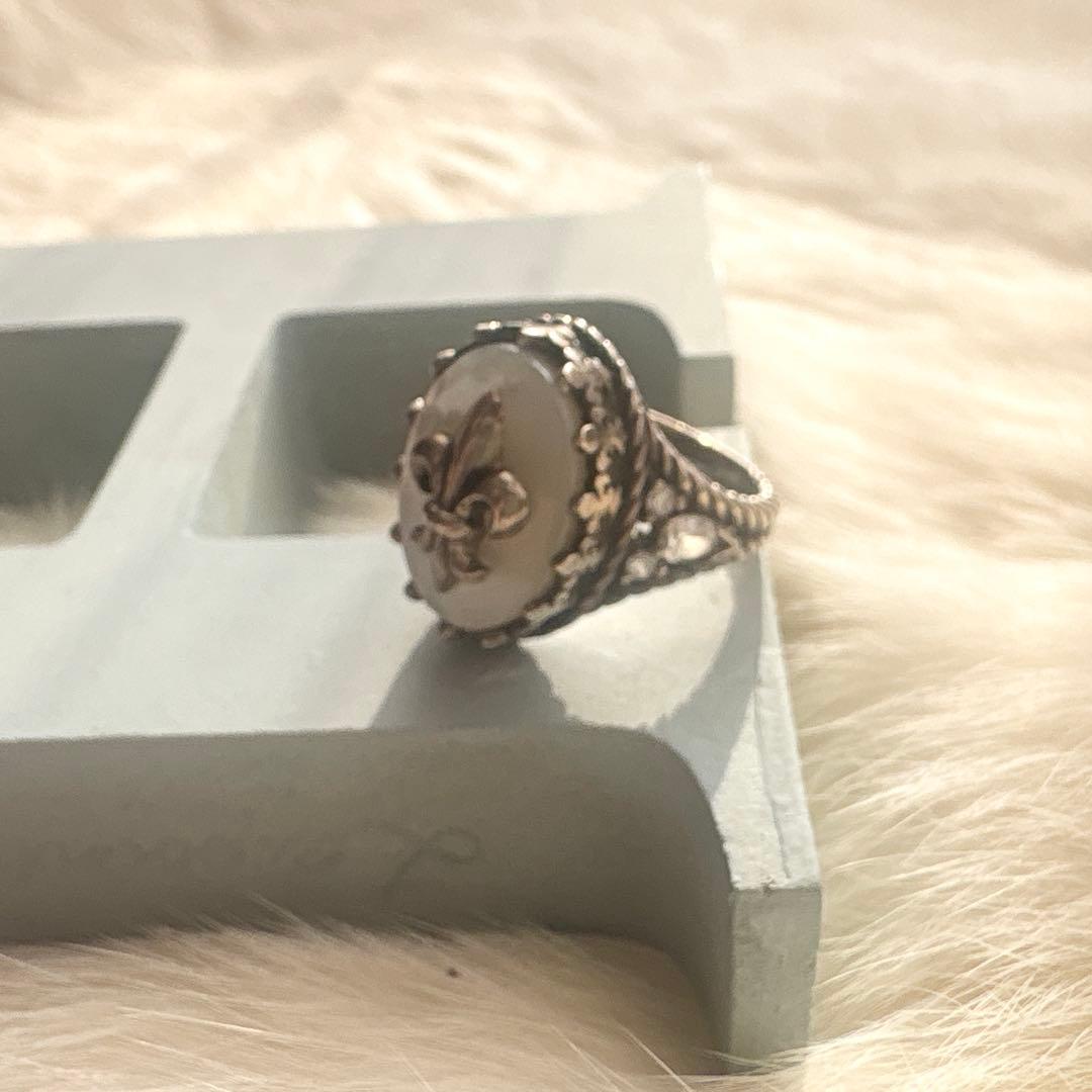 ★ PATRICK COX パトリックコックス 白蝶貝り ング サイズ15.5号