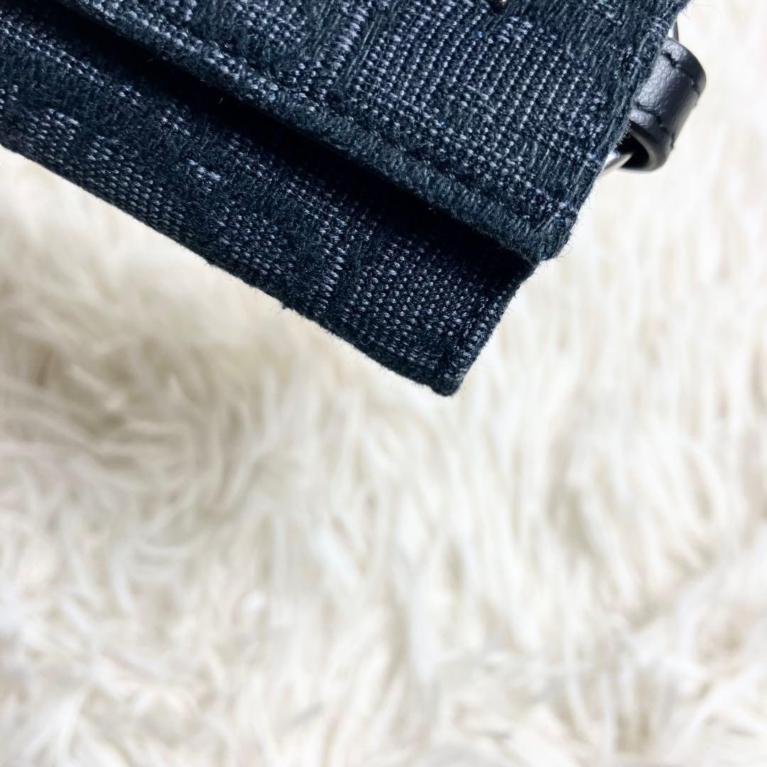 【極美品】 クリスチャンディオール キーケース オブリーク