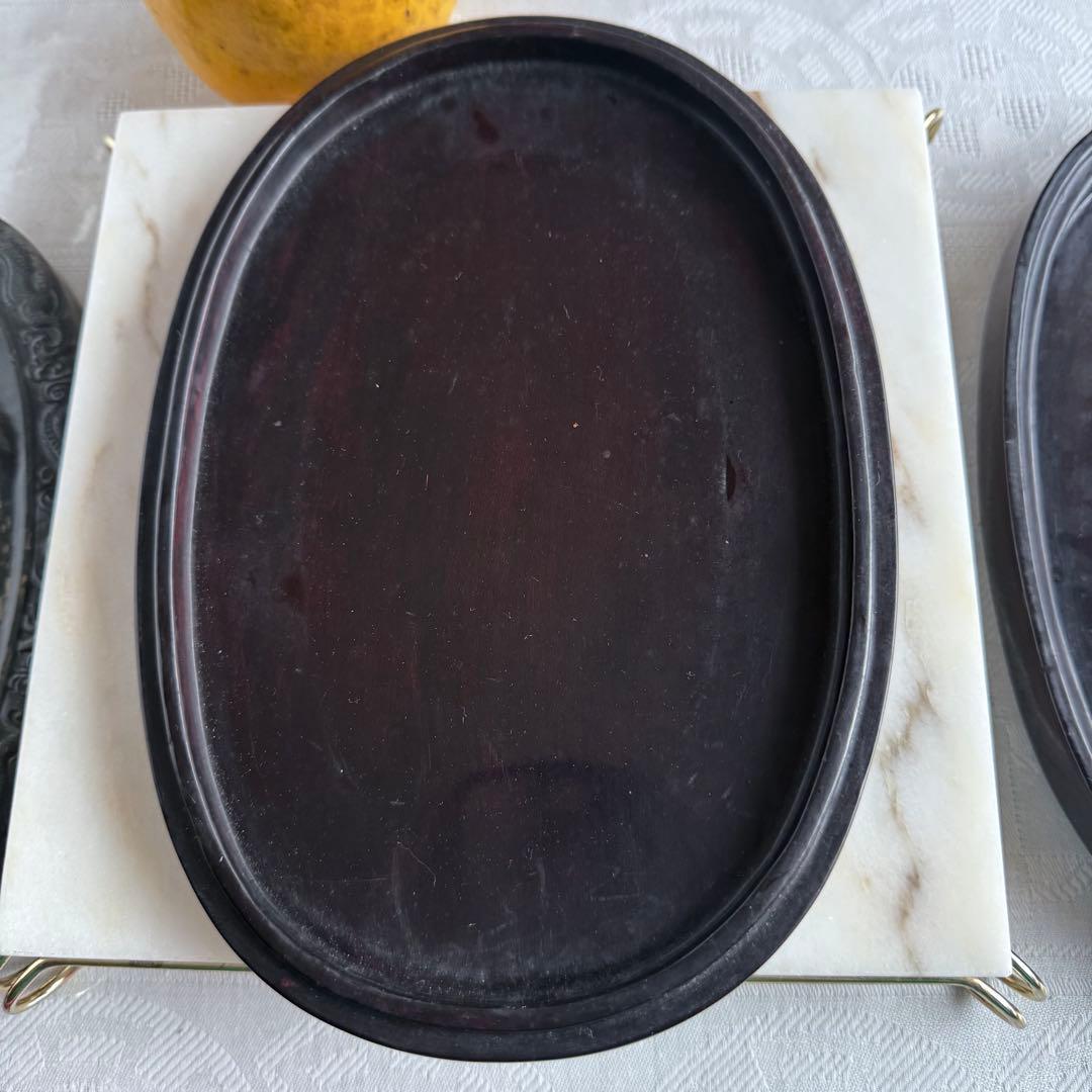 超限定出品‼️端渓硯『DRAGON双龍蛋形硯』」昇竜蛋形金星唐木箱蓋証明書付1点③