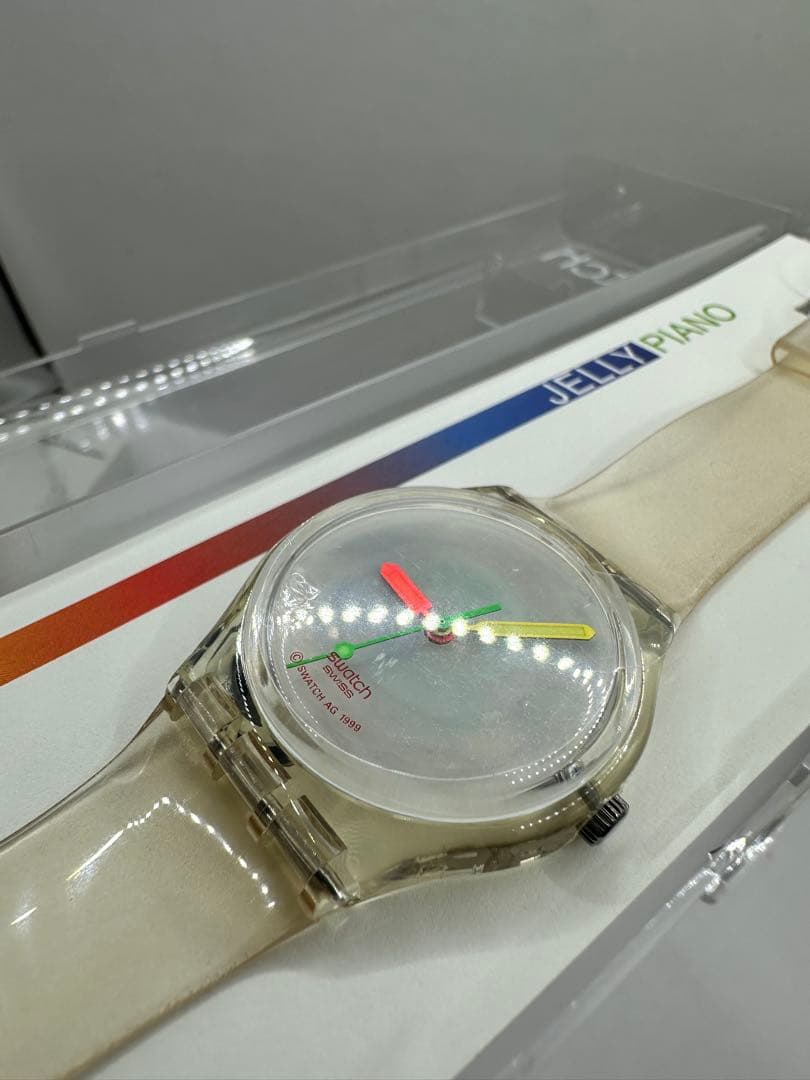 週末セール　新品未使用電池切れ　swatch JELLY PIANO
