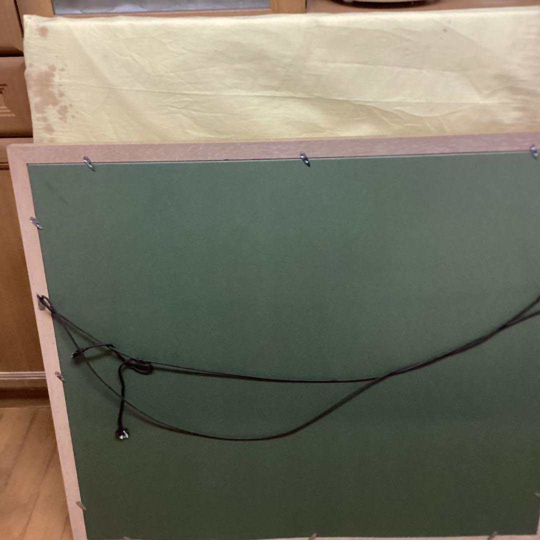 六代目歌川豊国作　　手描き　　日本画板画　題目　舞妓図　　額装仕立て