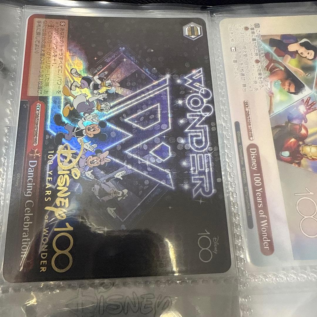 ヴァイスシュヴァルツ　ディズニー100周年　ディズニーカード　ディズニー