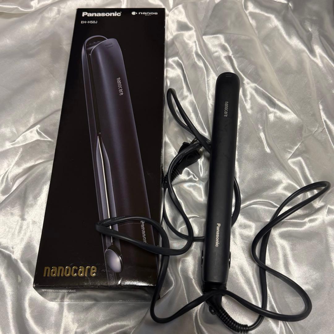 Panasonic ナノケア ナノイー ストレートヘアアイロン ブラック