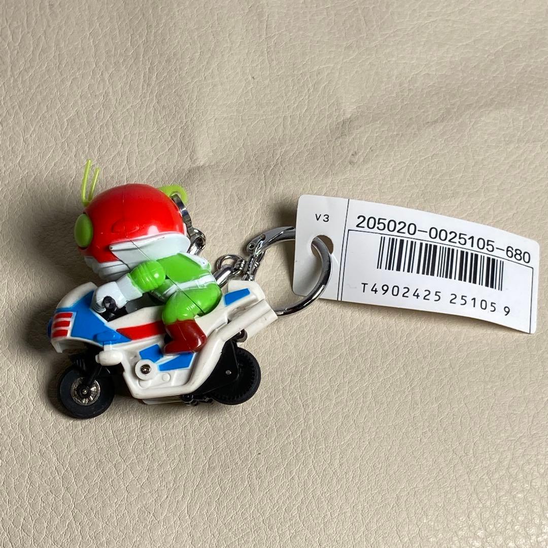 カッとびライダー 仮面ライダーV3 キーホルダー 当時物 1989年 バンダイ