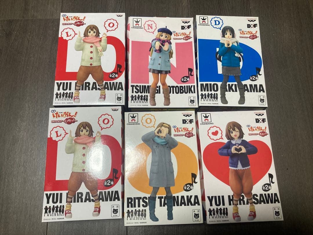 けいおん！ DXFフィギュア 6体セット