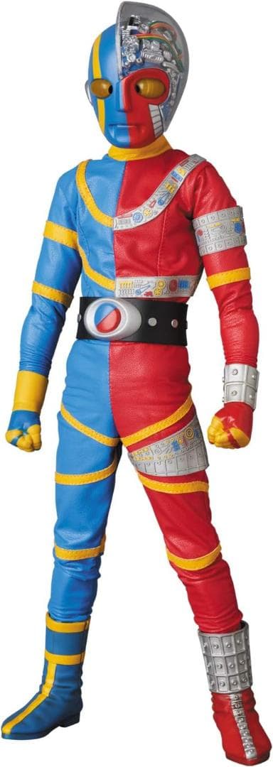 輸送箱未開封 リアルアクションヒーローズ キカイダー & サイドマシーン 究極版