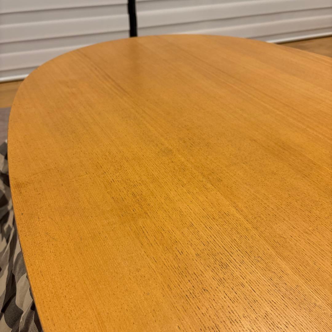 無印良品　楕円形こたつ 本体　タモ材曲木脚　フラットヒーター　こたつふとん　敷物