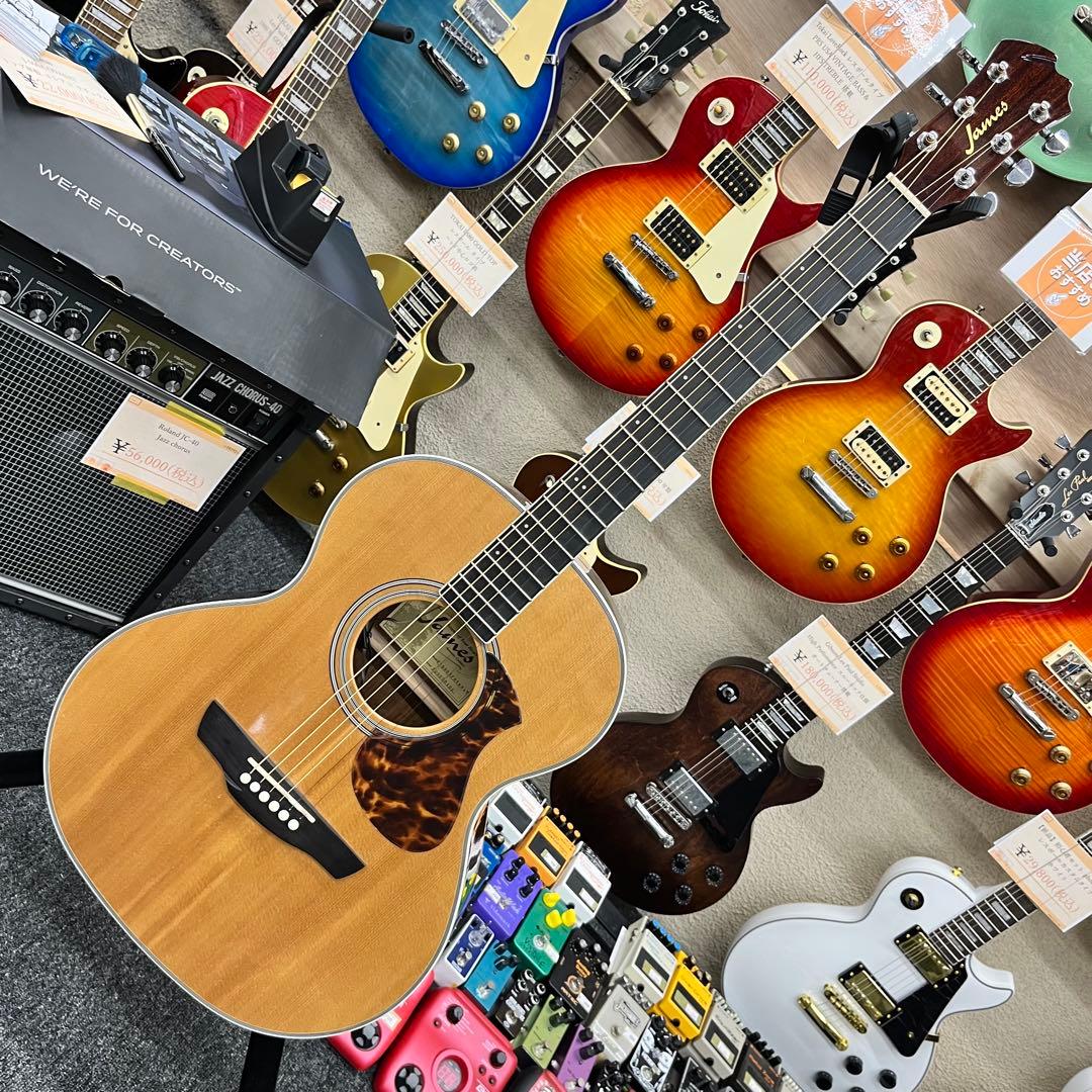 【11363】James J-500A OVANAT トップ単板 エレアコ