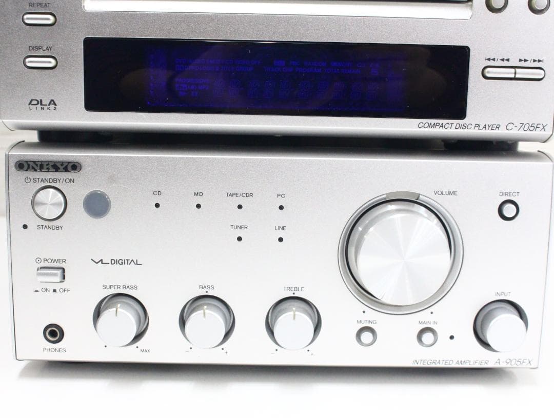 ▲ONKYO コンポ A-905FX T-405FX C-705FX スピーカー