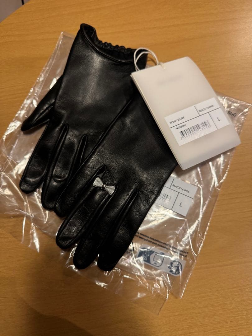 OUR LEGACY BOW GLOVE Black Nappa ボウグローブ