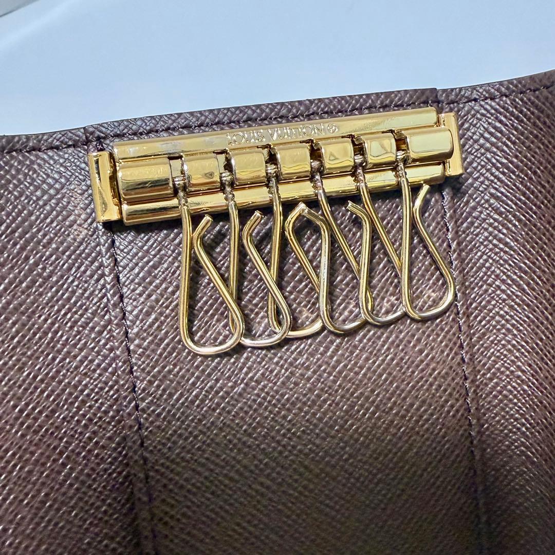 【極上品】 ルイヴィトン ダミエ ミュルティクレ6 ICチップ N62630