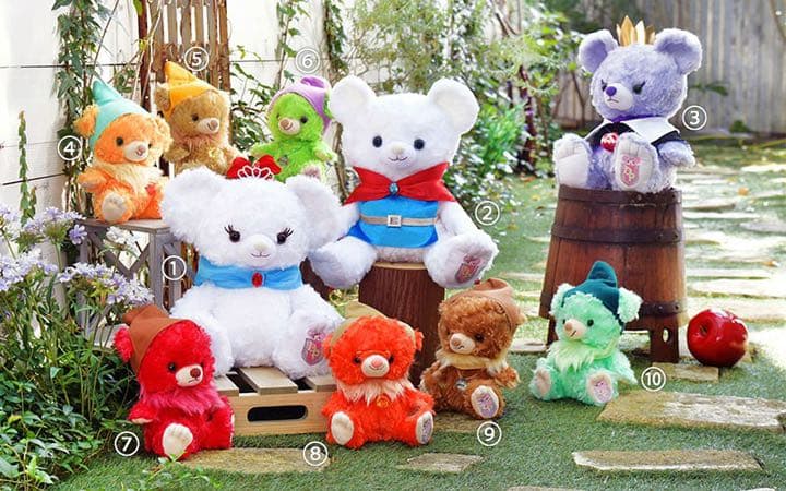 ディズニー　ユニベア プリンセスベア 白雪姫と7人の小人