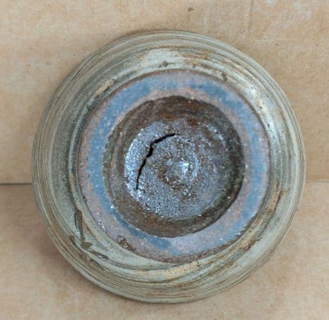 【本物保証】金城次郎 壷屋焼 ぐい呑 共箱 栞 人間国宝 壺屋焼 魚紋ぐい呑