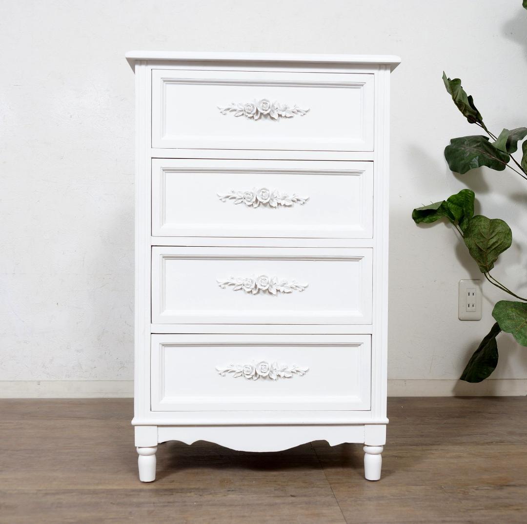 【新品・未使用】ヨーロピアン調　チェスト　４段　洋タンス　箪笥　完成品