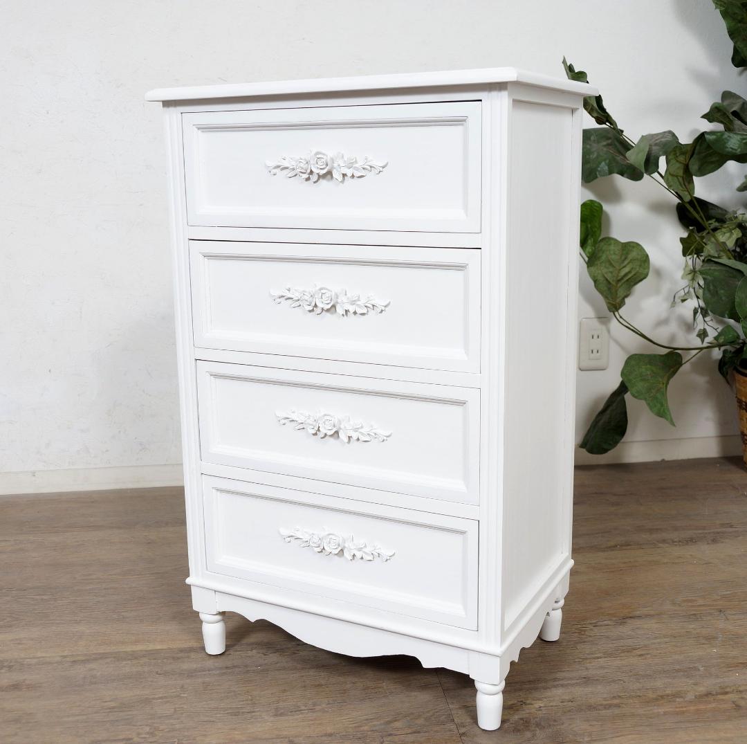 【新品・未使用】ヨーロピアン調　チェスト　４段　洋タンス　箪笥　完成品