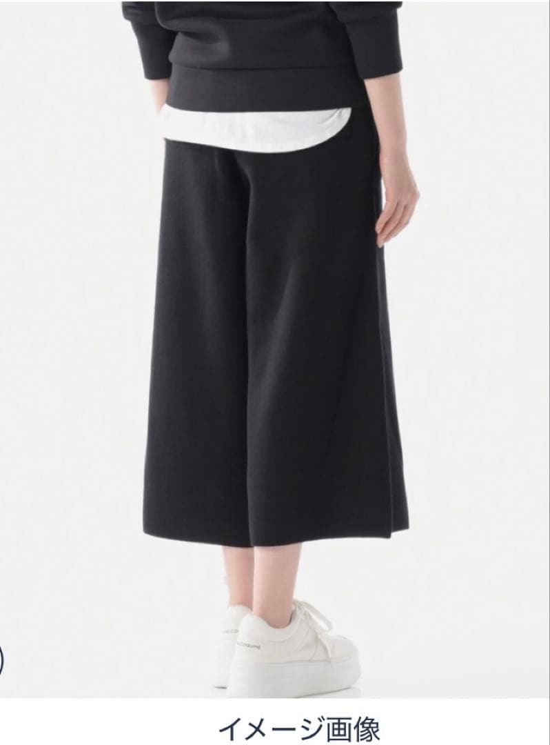 Anne Coquine コアスパンヤーン ガウチョパンツ 新品未使用 股下51