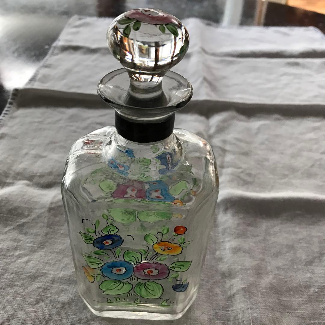 アンティーク　ガラス瓶　香水瓶　ガラスボトル