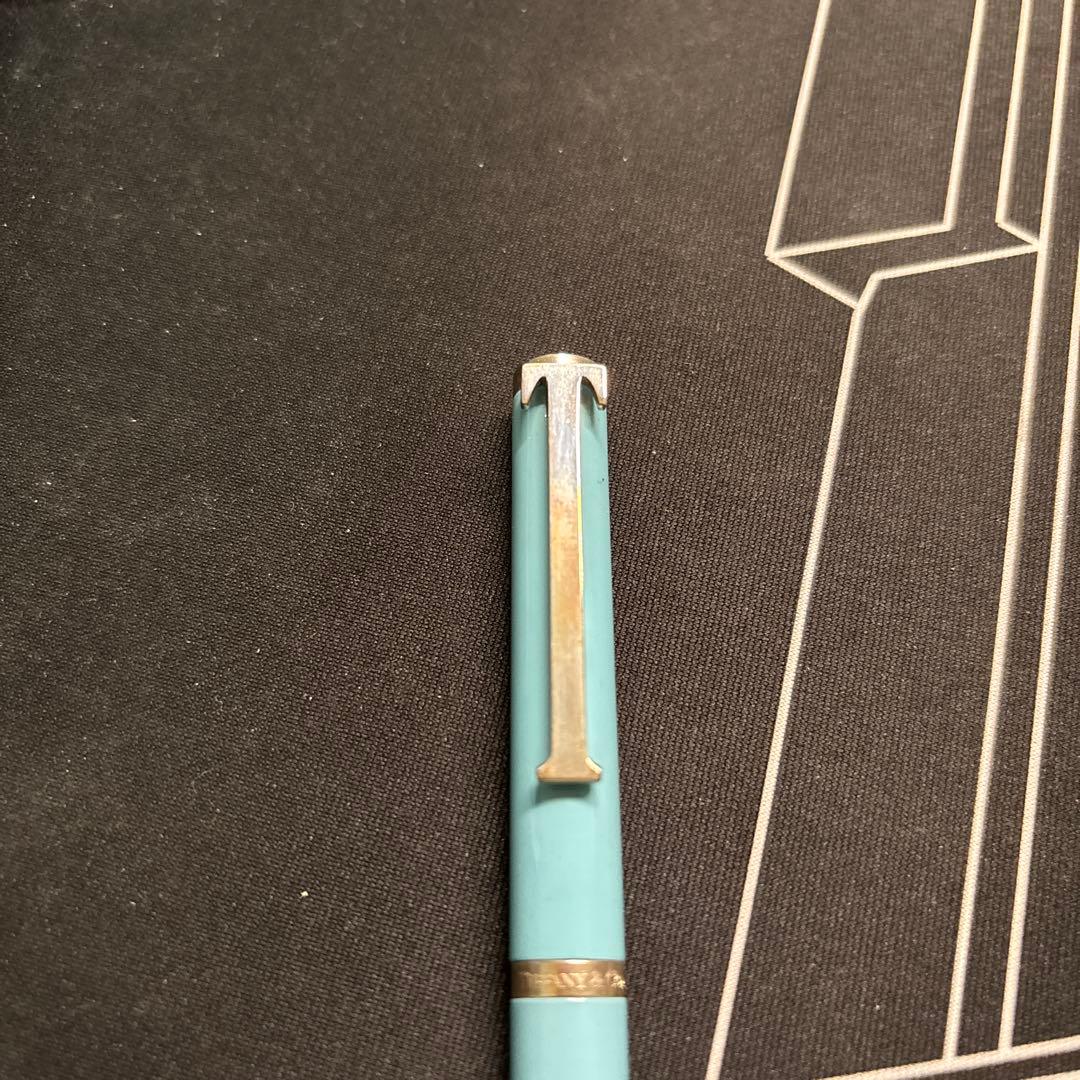 ティファニー　Tクリップ　エグゼクティブ　ボールペン　ティファニーブルー