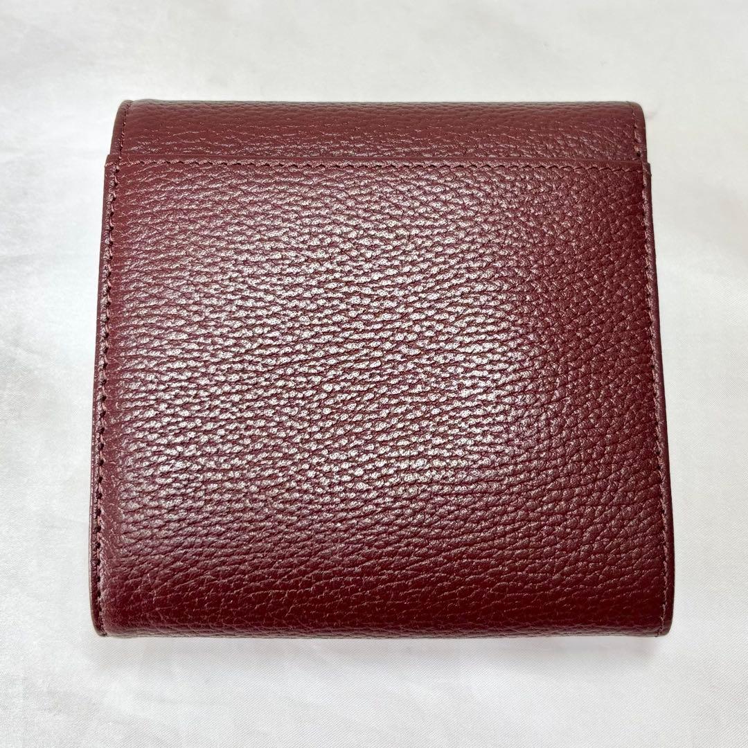 【美品】　アタオ　ロトロ　二つ折り財布　コンパクトウォレット　馬車　シボ革　人気