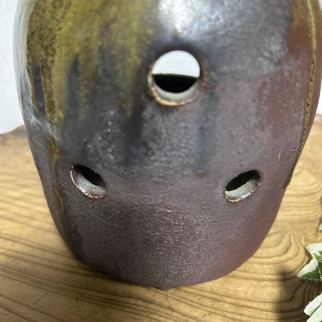 越前焼　たいら窯　藤田重良右衛門　十良右衛門　火もらい甕　灯火器　蚊遣　茶道具