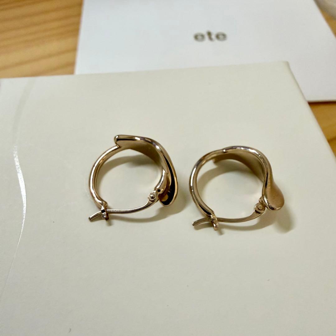 【美品】エテ フープピアス ペタル