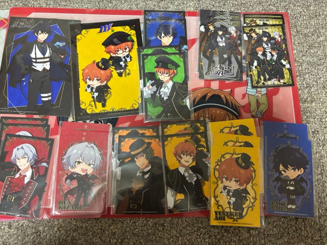 アイドルマスターSideMビックカメラコラボアクスタ、缶バッジ、トレカ