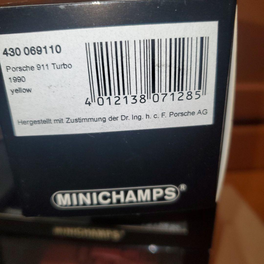 MINICHAMPS Porsche 911 turbo 6台セット赤、黄