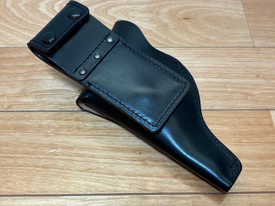 2点セット 警察 ホルスター 本革製 ニューナンブ サクラ 銃 分割型 調整板付