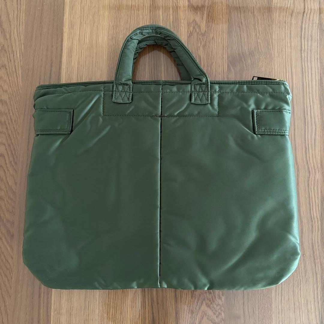 PORTER TANKER BRIEFCASE セージグリーン