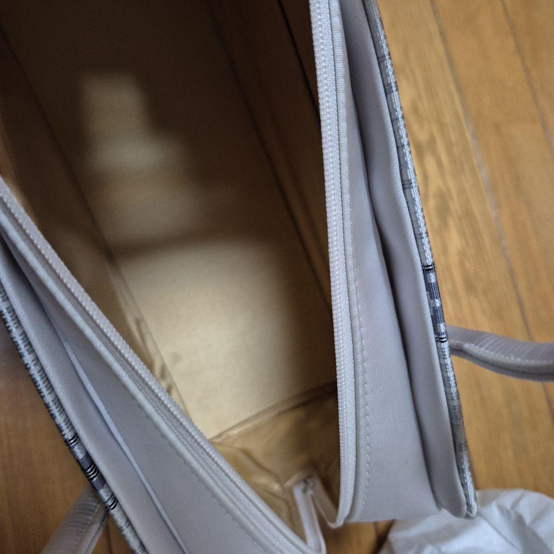 呉服店購入 和装用バッグ 利休バッグシルバー