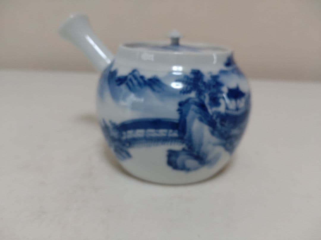 平安 春峯 茶器揃 急須 建水 茶碗五客 煎茶道具