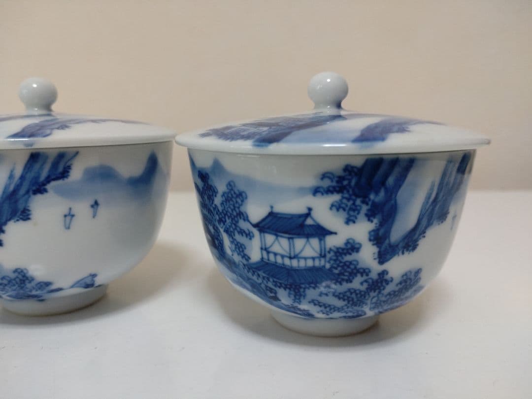 平安 春峯 茶器揃 急須 建水 茶碗五客 煎茶道具