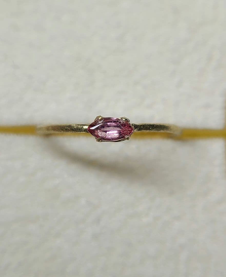 なお★パパラチアサファイア★リングオーダーソ付