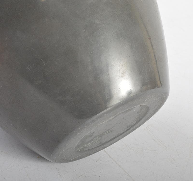 煎茶道具　古錫　茶壷　茶心壷　約696ｇ　MR4773