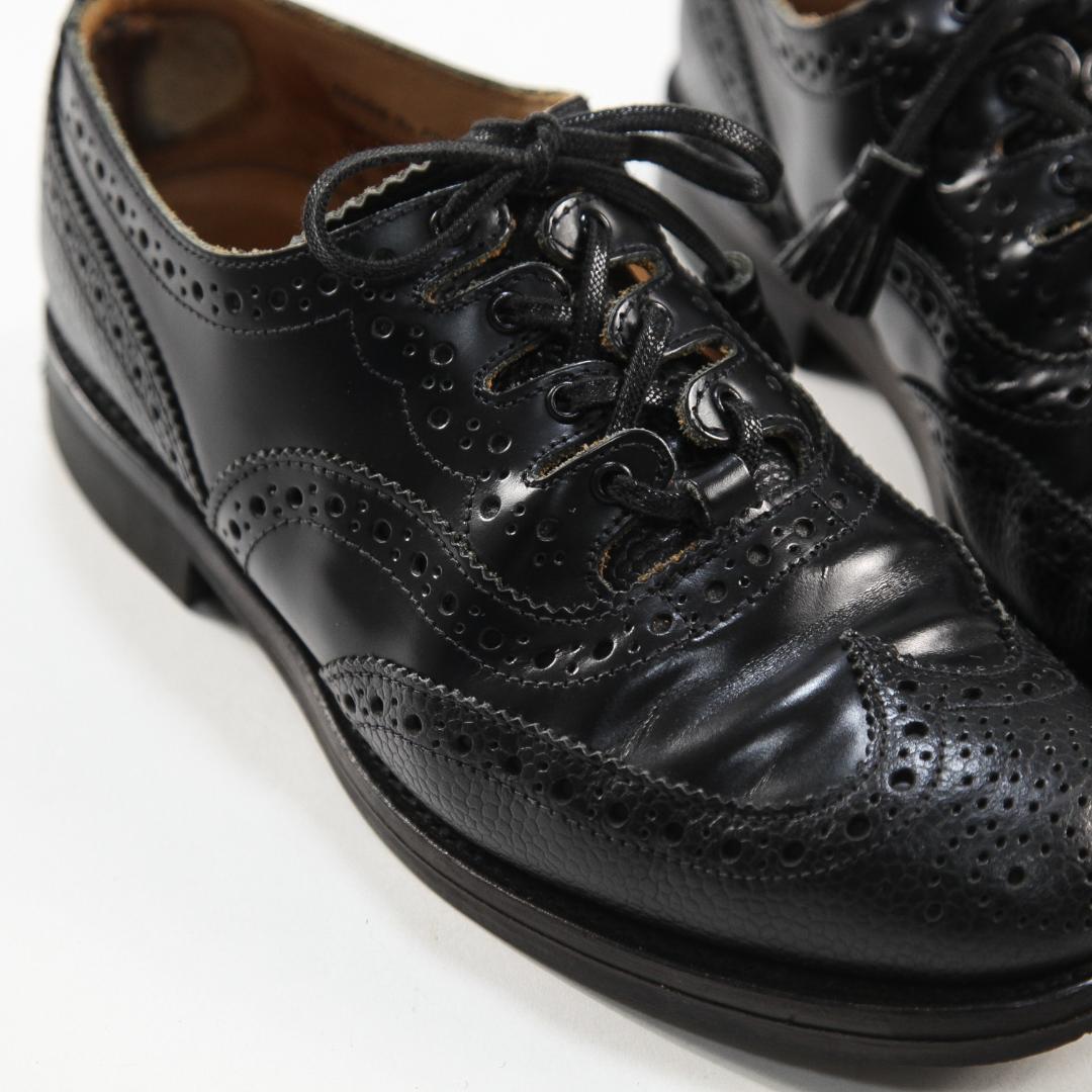 SANDERS Full Brogue Ghillie ギリーシューズ 26cm