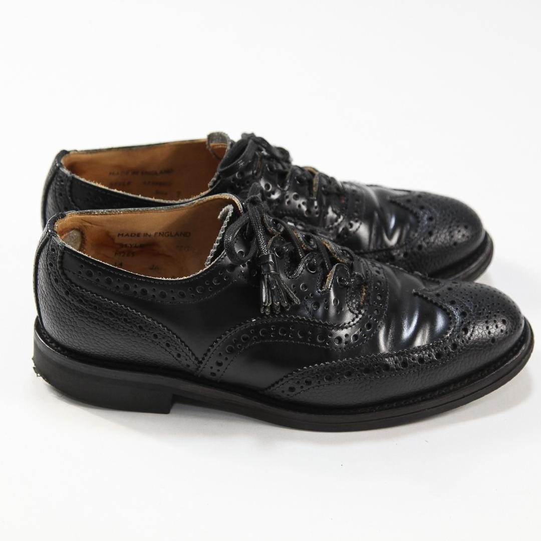 SANDERS Full Brogue Ghillie ギリーシューズ 26cm