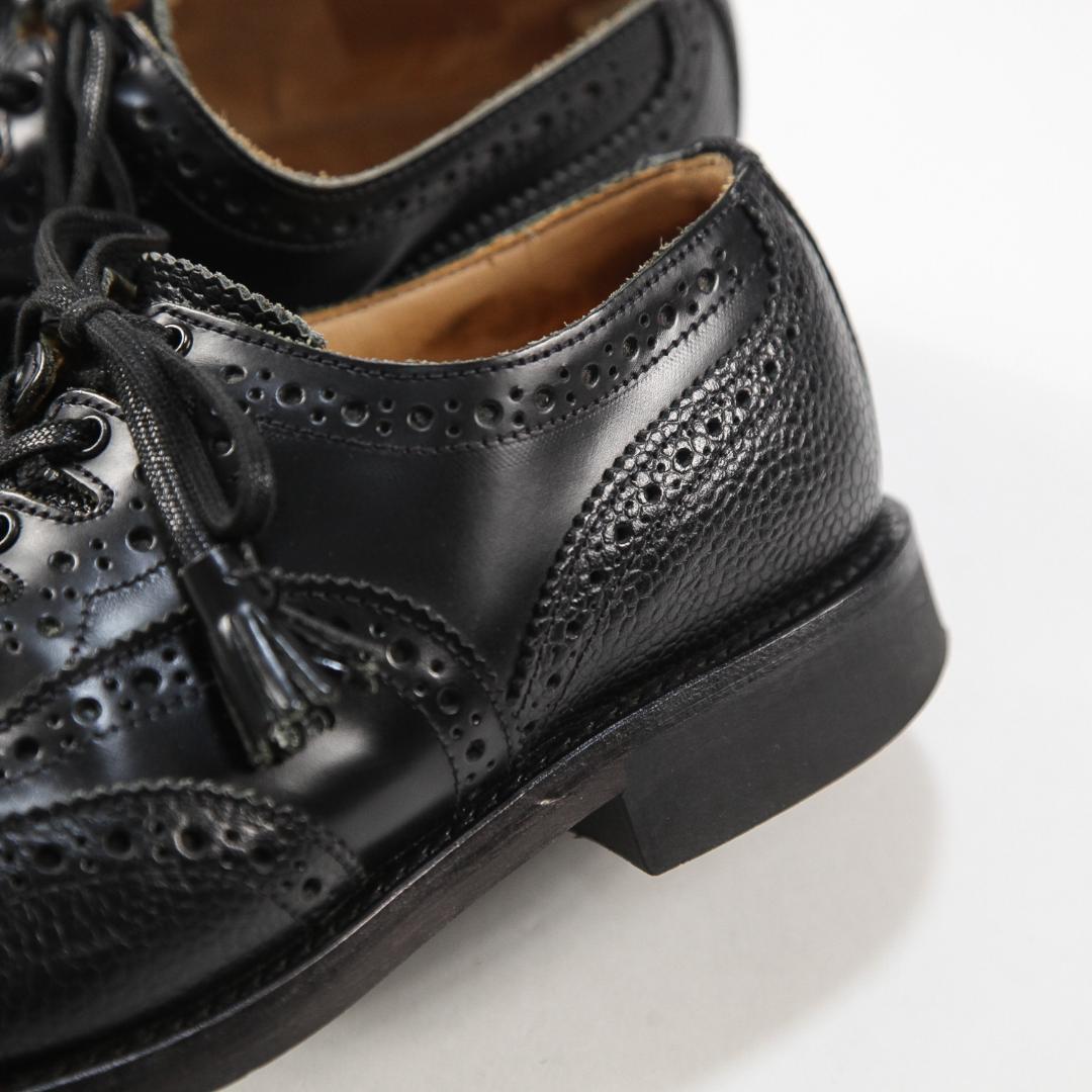 SANDERS Full Brogue Ghillie ギリーシューズ 26cm