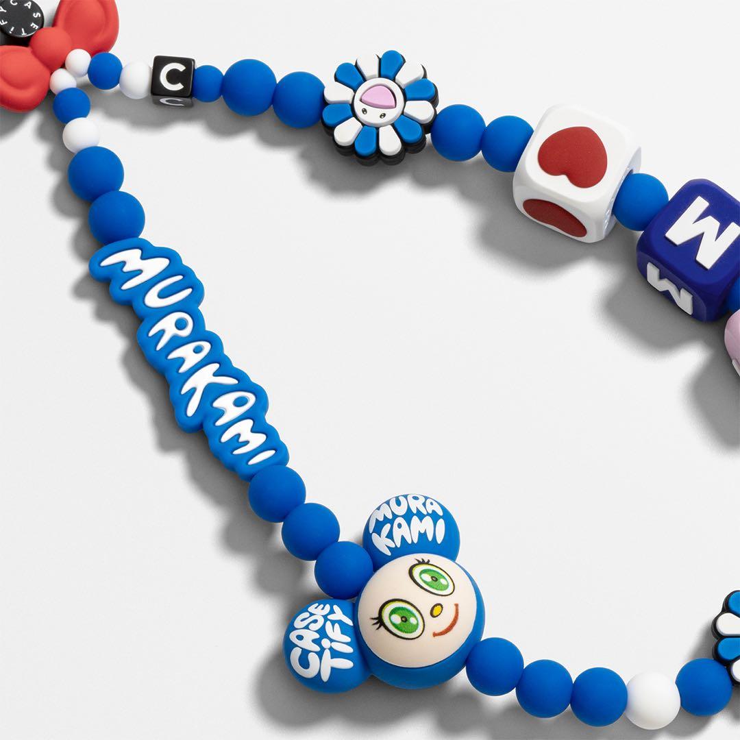 村上隆 CASETiFY MR DOB スマホストラップ ( ブルー）