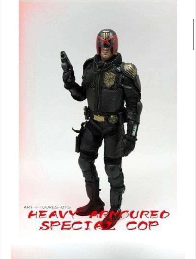 ジャッジ ドレッド フィギュア　ホットトイズ