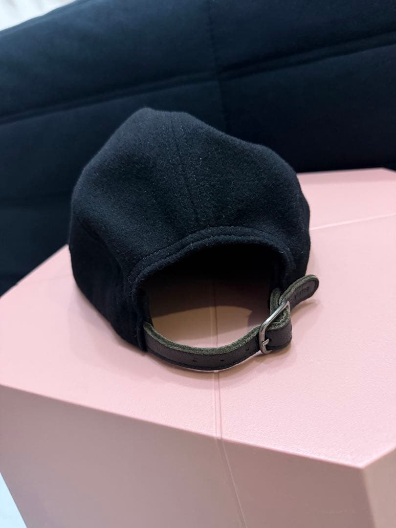 Supreme ブラックキャップ 100%ウール　2017