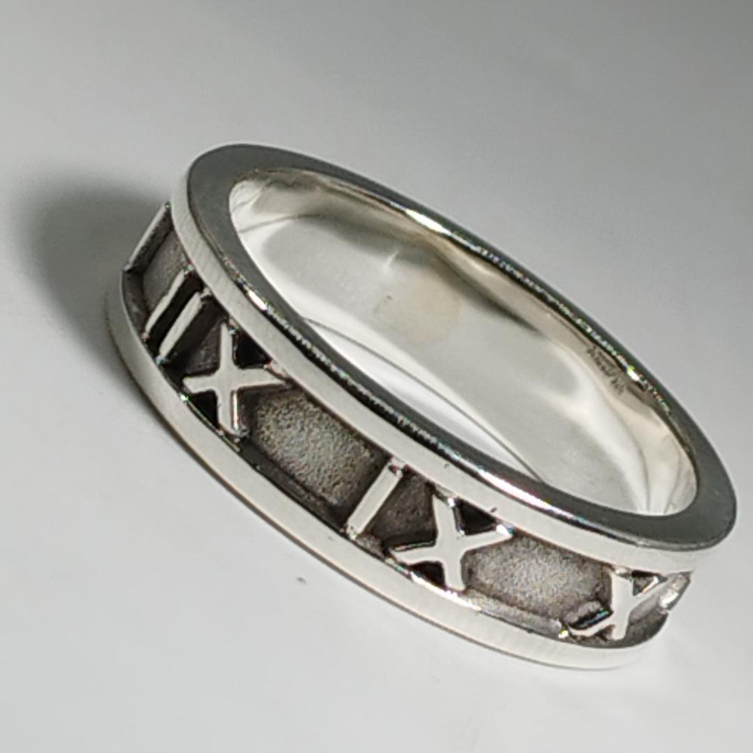 新品仕上　Tiffany&Co ティファニー　アトラス　リング　＃２３　シルバー