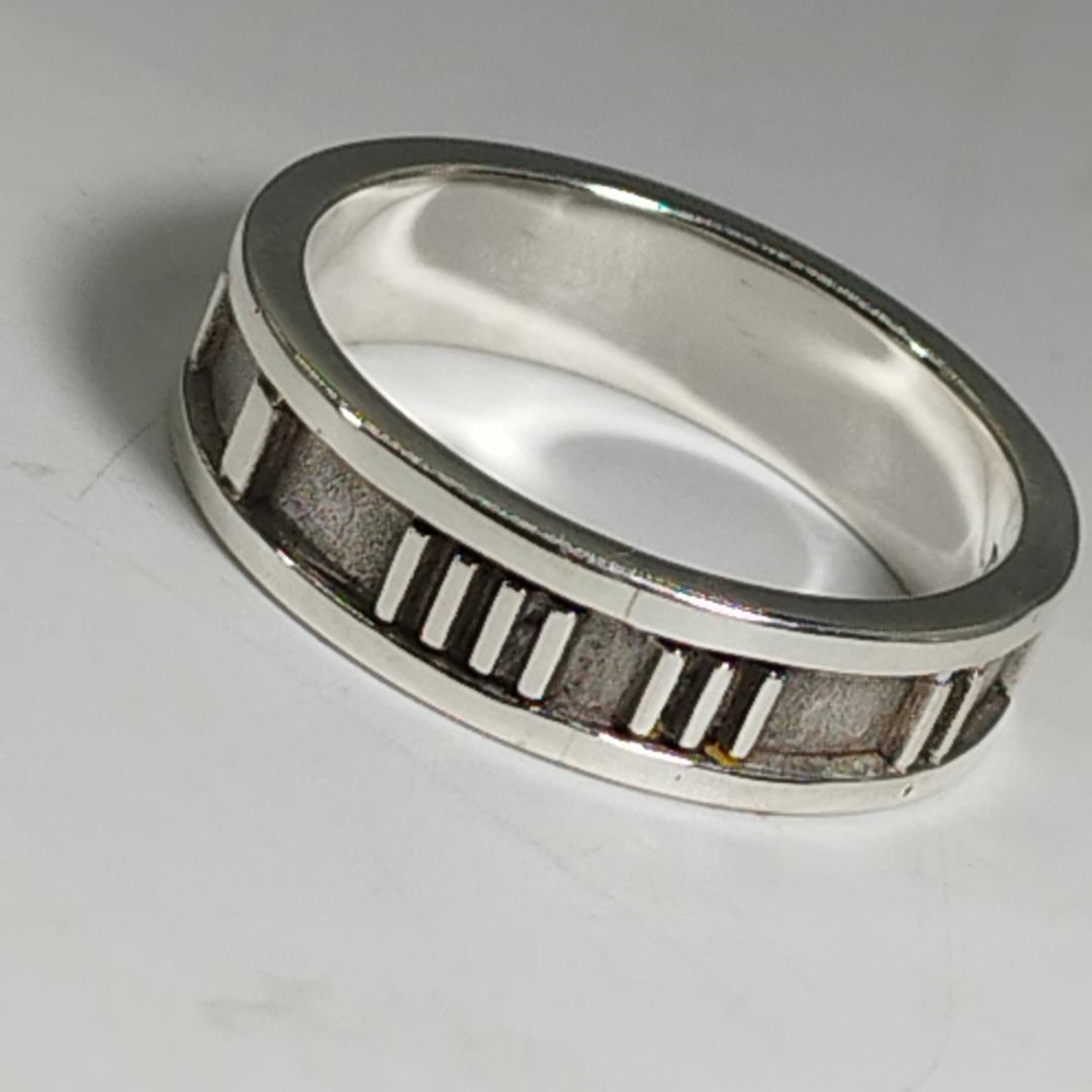 新品仕上　Tiffany&Co ティファニー　アトラス　リング　＃２３　シルバー